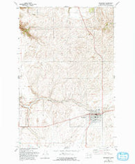 Davenport Washington Historical topographic map, 1:24000 scale, 7.5 X 7.5 Minute, Year 1969