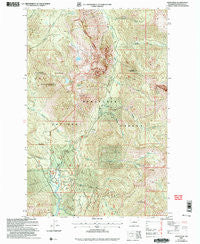 Davis Peak Washington Historical topographic map, 1:24000 scale, 7.5 X 7.5 Minute, Year 2003