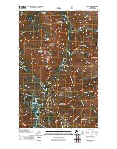 Davis Peak Washington Historical topographic map, 1:24000 scale, 7.5 X 7.5 Minute, Year 2011