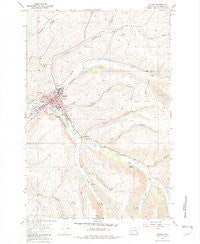 Dayton Washington Historical topographic map, 1:24000 scale, 7.5 X 7.5 Minute, Year 1967