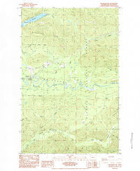 Deadmans Hill Washington Historical topographic map, 1:24000 scale, 7.5 X 7.5 Minute, Year 1984