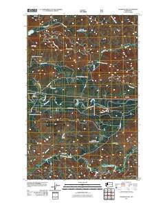 Deadmans Hill Washington Historical topographic map, 1:24000 scale, 7.5 X 7.5 Minute, Year 2011