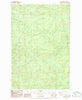 Dean Creek Washington Historical topographic map, 1:24000 scale, 7.5 X 7.5 Minute, Year 1986