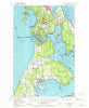 Deception Pass Washington Historical topographic map, 1:62500 scale, 15 X 15 Minute, Year 1951