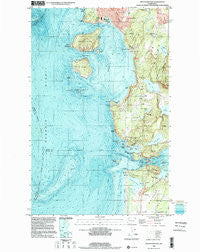 Deception Pass Washington Historical topographic map, 1:24000 scale, 7.5 X 7.5 Minute, Year 1998