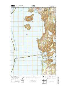 Deception Pass Washington Current topographic map, 1:24000 scale, 7.5 X 7.5 Minute, Year 2014
