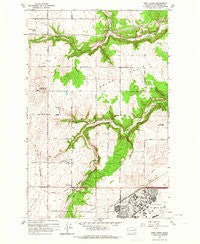 Deep Creek Washington Historical topographic map, 1:24000 scale, 7.5 X 7.5 Minute, Year 1963