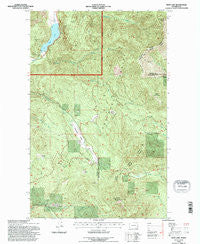Deep Lake Washington Historical topographic map, 1:24000 scale, 7.5 X 7.5 Minute, Year 1992