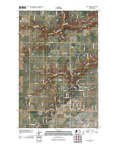 Deep Creek Washington Historical topographic map, 1:24000 scale, 7.5 X 7.5 Minute, Year 2011