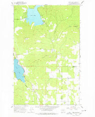 Deer Lake Washington Historical topographic map, 1:24000 scale, 7.5 X 7.5 Minute, Year 1965