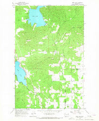 Deer Lake Washington Historical topographic map, 1:24000 scale, 7.5 X 7.5 Minute, Year 1965