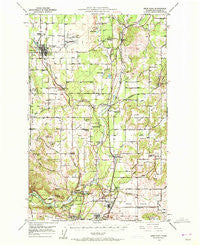 Deer Park Washington Historical topographic map, 1:62500 scale, 15 X 15 Minute, Year 1949