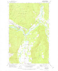 Deming Washington Historical topographic map, 1:24000 scale, 7.5 X 7.5 Minute, Year 1972
