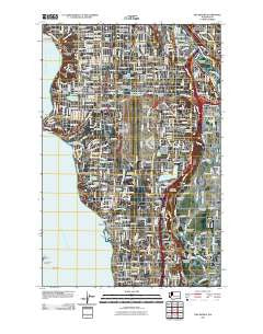 Des Moines Washington Historical topographic map, 1:24000 scale, 7.5 X 7.5 Minute, Year 2011