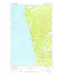 Destruction Island Washington Historical topographic map, 1:62500 scale, 15 X 15 Minute, Year 1956