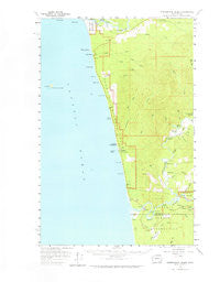 Destruction Island Washington Historical topographic map, 1:62500 scale, 15 X 15 Minute, Year 1956