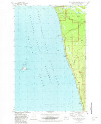 Destruction Island Washington Historical topographic map, 1:24000 scale, 7.5 X 7.5 Minute, Year 1982