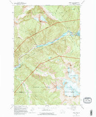 Diablo Dam Washington Historical topographic map, 1:24000 scale, 7.5 X 7.5 Minute, Year 1963