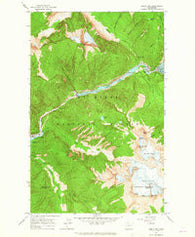 Diablo Dam Washington Historical topographic map, 1:24000 scale, 7.5 X 7.5 Minute, Year 1963