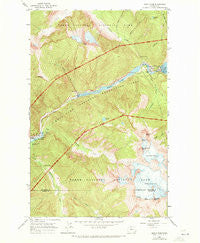 Diablo Dam Washington Historical topographic map, 1:24000 scale, 7.5 X 7.5 Minute, Year 1963