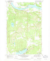 Diamond Lake Washington Historical topographic map, 1:24000 scale, 7.5 X 7.5 Minute, Year 1968