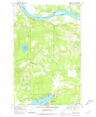 Diamond Lake Washington Historical topographic map, 1:24000 scale, 7.5 X 7.5 Minute, Year 1968