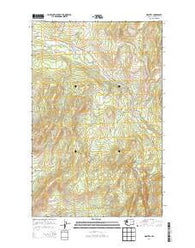 Disautel Washington Current topographic map, 1:24000 scale, 7.5 X 7.5 Minute, Year 2014