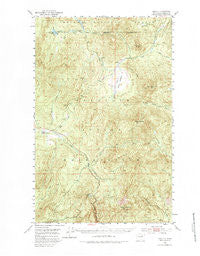 Disautel Washington Historical topographic map, 1:62500 scale, 15 X 15 Minute, Year 1952