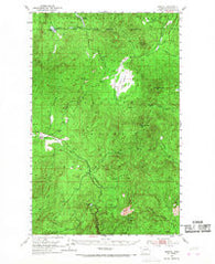 Disautel Washington Historical topographic map, 1:62500 scale, 15 X 15 Minute, Year 1952