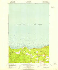 Disque Washington Historical topographic map, 1:24000 scale, 7.5 X 7.5 Minute, Year 1950