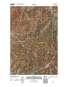 Dixie Washington Historical topographic map, 1:24000 scale, 7.5 X 7.5 Minute, Year 2011