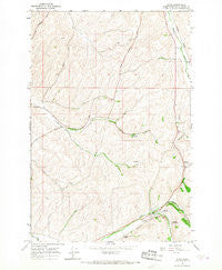 Dixie Washington Historical topographic map, 1:24000 scale, 7.5 X 7.5 Minute, Year 1966