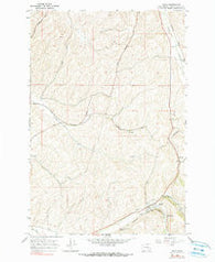 Dixie Washington Historical topographic map, 1:24000 scale, 7.5 X 7.5 Minute, Year 1966