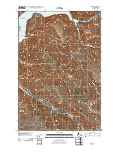 Dodge Washington Historical topographic map, 1:24000 scale, 7.5 X 7.5 Minute, Year 2011