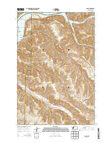 Dodge Washington Current topographic map, 1:24000 scale, 7.5 X 7.5 Minute, Year 2014