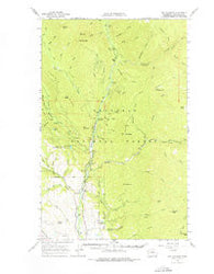 Doe Mountain Washington Historical topographic map, 1:62500 scale, 15 X 15 Minute, Year 1963