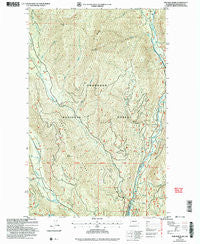 Doe Mountain Washington Historical topographic map, 1:24000 scale, 7.5 X 7.5 Minute, Year 2002