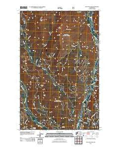Doe Mountain Washington Historical topographic map, 1:24000 scale, 7.5 X 7.5 Minute, Year 2011