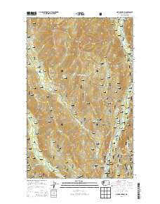 Doe Mountain Washington Current topographic map, 1:24000 scale, 7.5 X 7.5 Minute, Year 2014