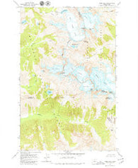Dome Peak Washington Historical topographic map, 1:24000 scale, 7.5 X 7.5 Minute, Year 1963