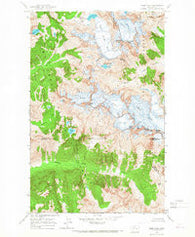 Dome Peak Washington Historical topographic map, 1:24000 scale, 7.5 X 7.5 Minute, Year 1963