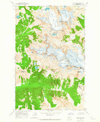 Dome Peak Washington Historical topographic map, 1:24000 scale, 7.5 X 7.5 Minute, Year 1963
