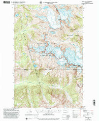 Dome Peak Washington Historical topographic map, 1:24000 scale, 7.5 X 7.5 Minute, Year 1999