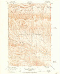 Doris Washington Historical topographic map, 1:24000 scale, 7.5 X 7.5 Minute, Year 1953