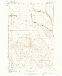 Dot Washington Historical topographic map, 1:24000 scale, 7.5 X 7.5 Minute, Year 1965