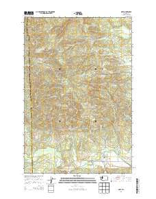Doty Washington Current topographic map, 1:24000 scale, 7.5 X 7.5 Minute, Year 2014