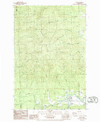 Doty Washington Historical topographic map, 1:24000 scale, 7.5 X 7.5 Minute, Year 1986