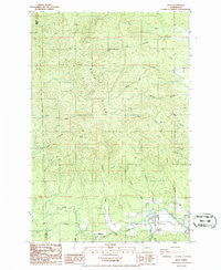Doty Washington Historical topographic map, 1:24000 scale, 7.5 X 7.5 Minute, Year 1986
