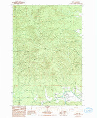 Doty Washington Historical topographic map, 1:24000 scale, 7.5 X 7.5 Minute, Year 1986