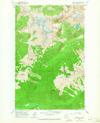 Downey Mtn Washington Historical topographic map, 1:24000 scale, 7.5 X 7.5 Minute, Year 1963
